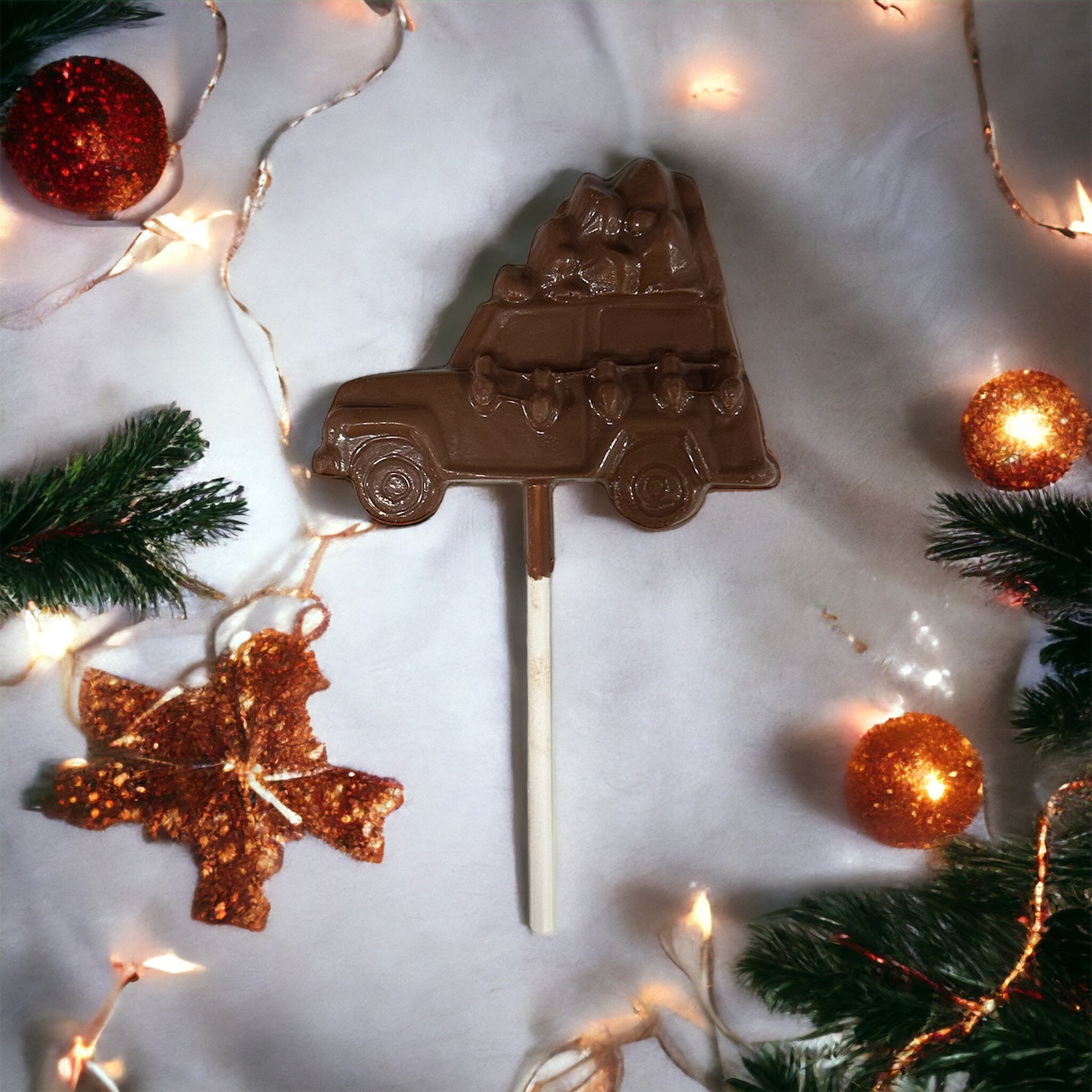 Chocolate Christmas Car Pops