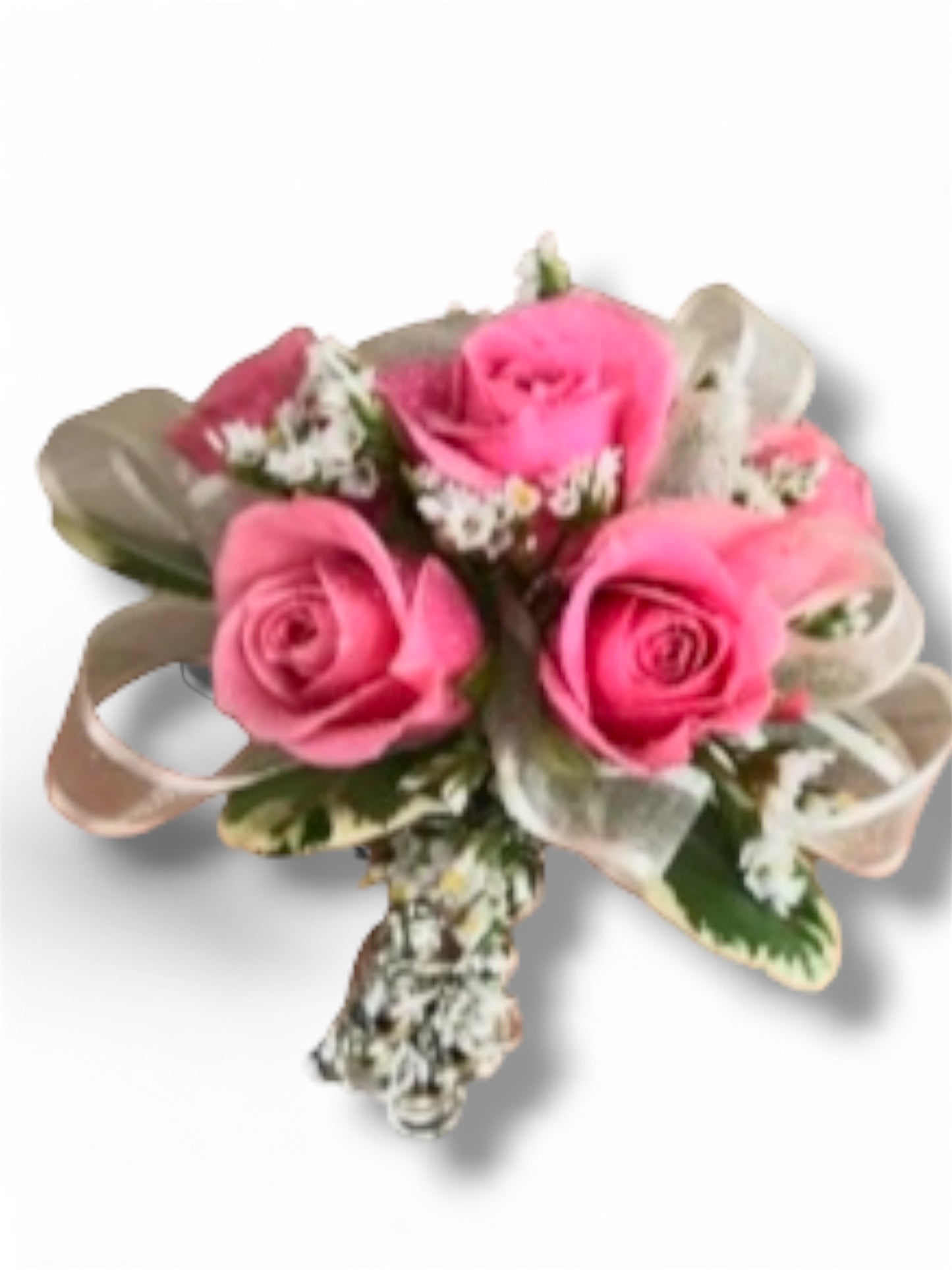 Wrist Corsage - Pink Rose
