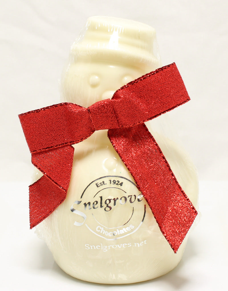 Chocolate Snowman with scarf