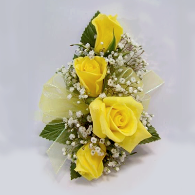 Wrist Corsage Yellow Rose Snelgrove s