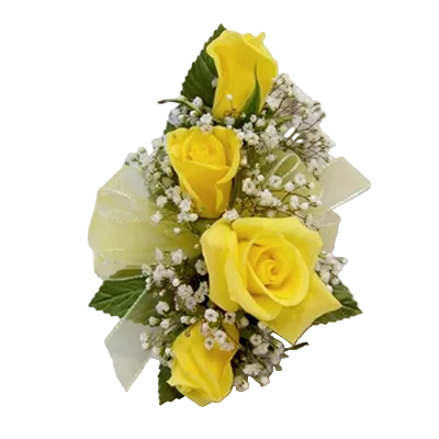 Wrist Corsage - Yellow Rose