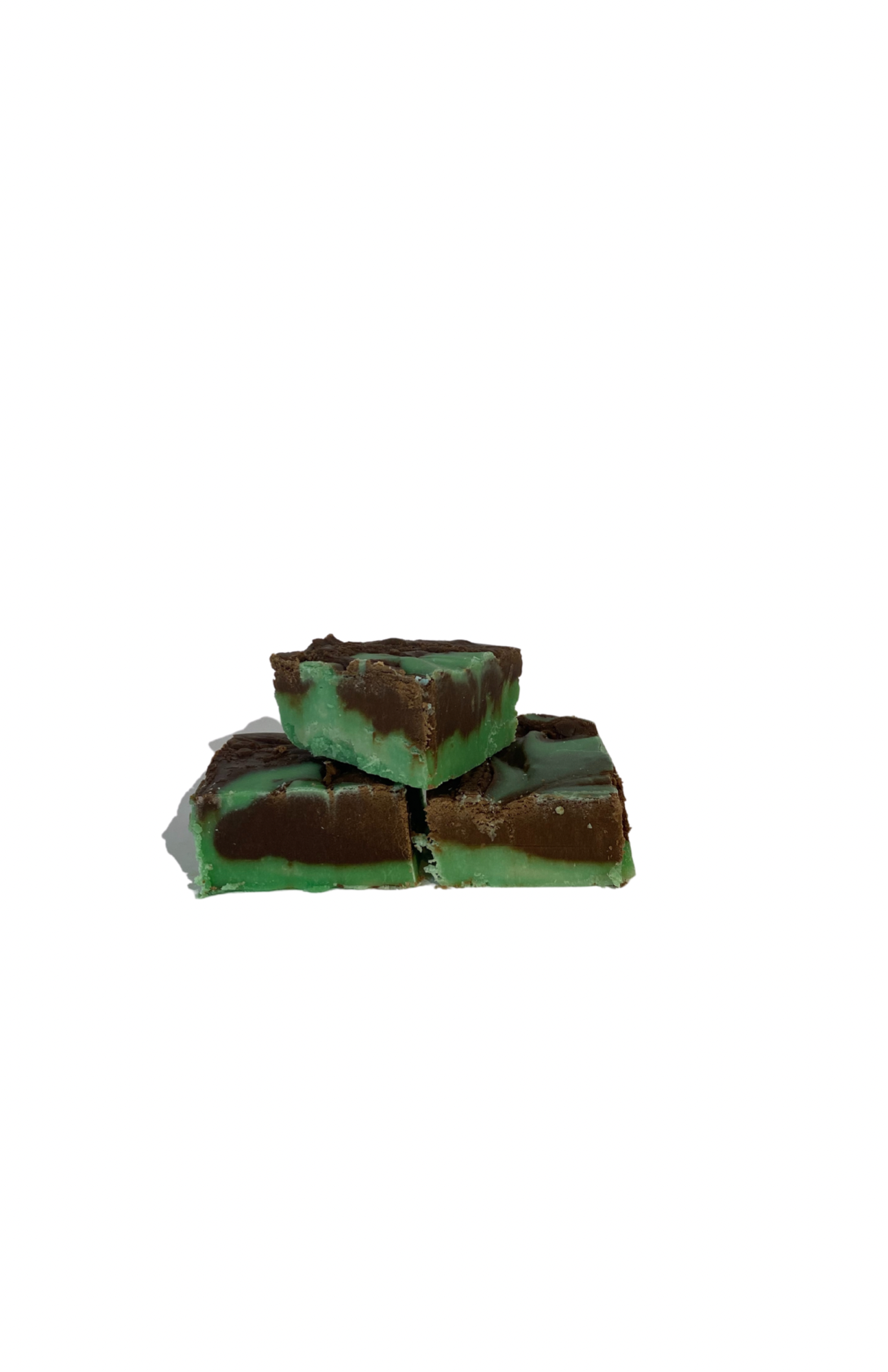 Chocolate Mint Swirl Fudge