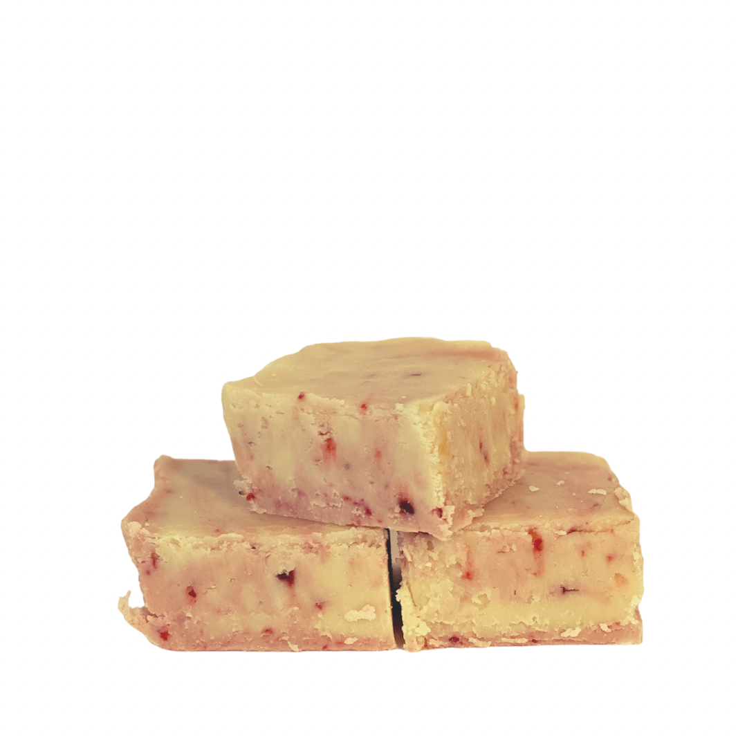 Strawberry Cheesecake Fudge