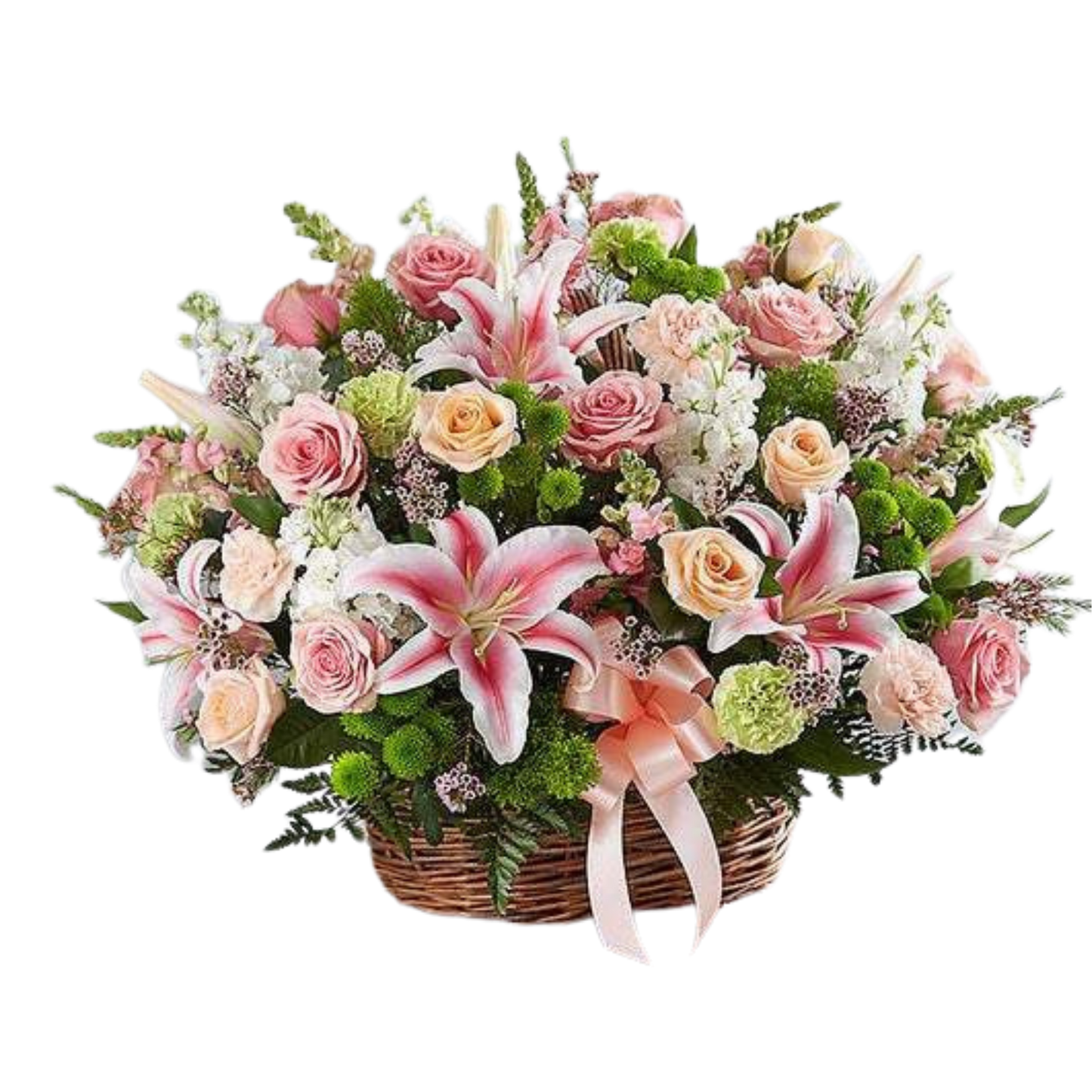Pastel Sympathy Basket