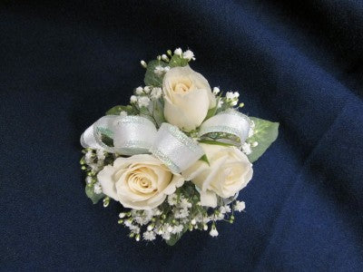 Wrist Corsage - White Rose