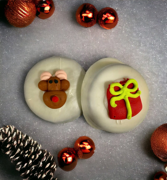 White Chocolate Holiday Oreos