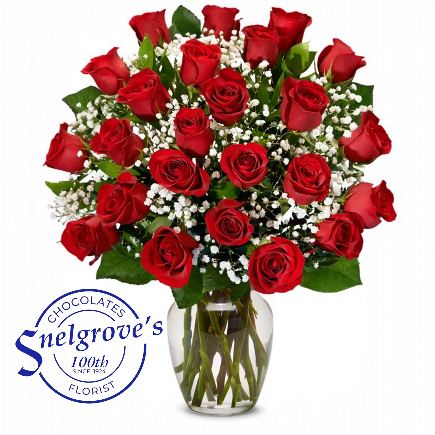 Vase of Red Roses