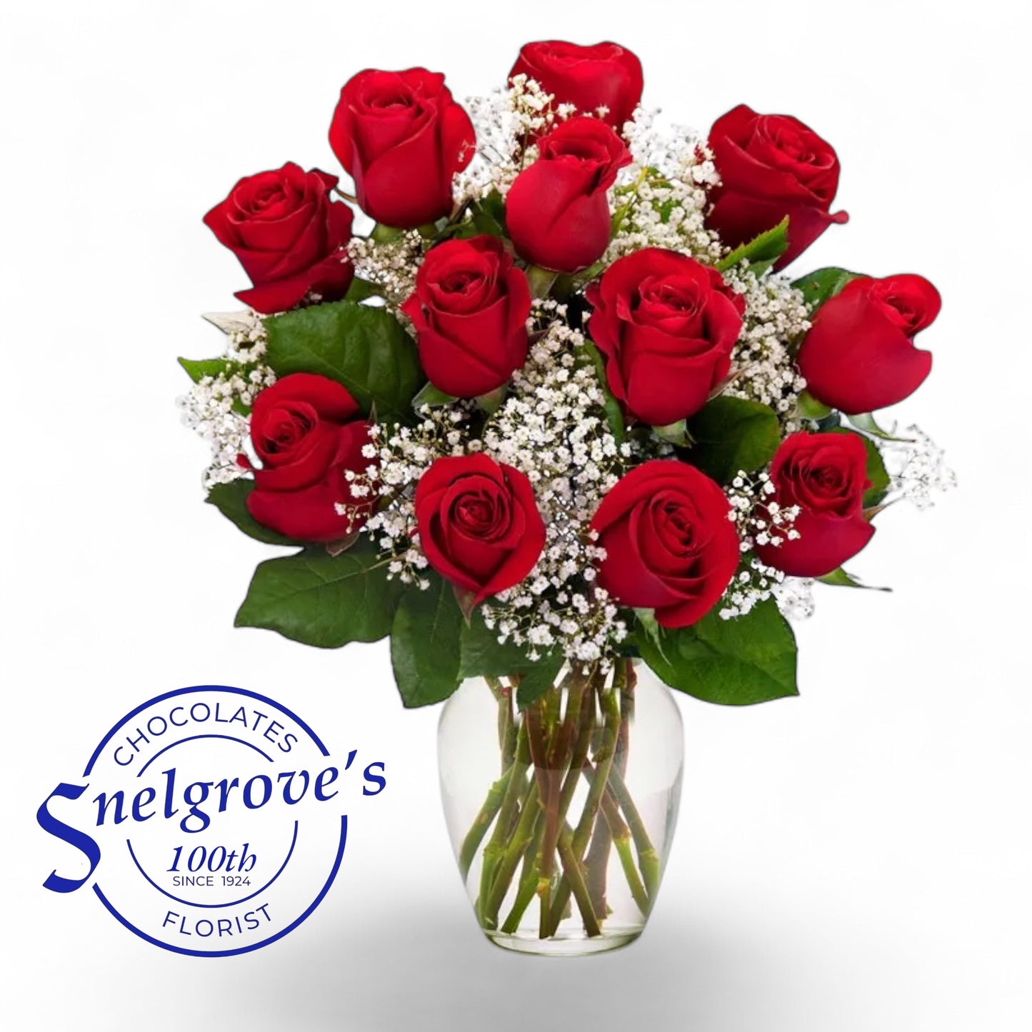 Vase of Red Roses
