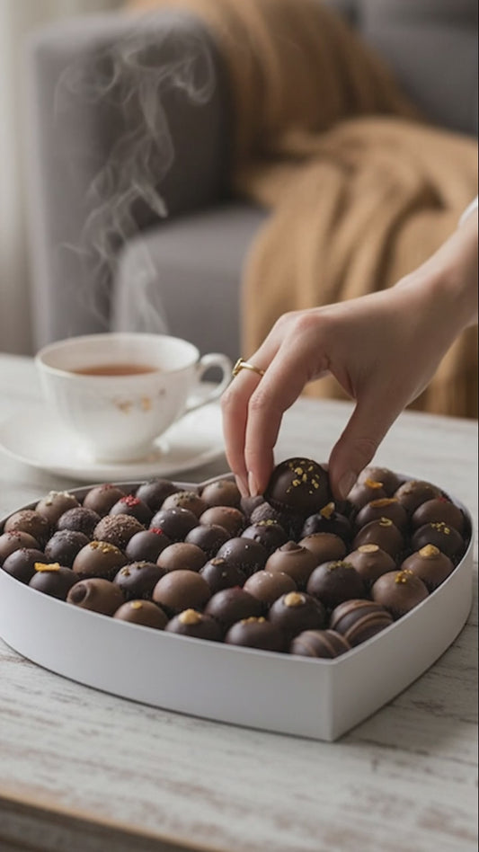 Heart Shape Truffle Box