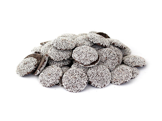 Bagged Snow Caps (Dark Chocolate Nonpareils)