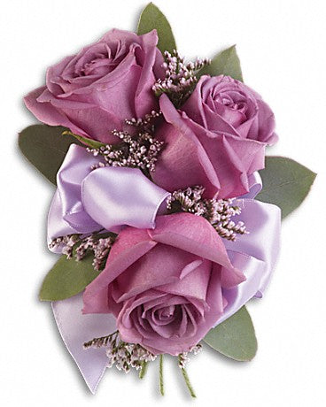 Wrist Corsage - Lavender Rose