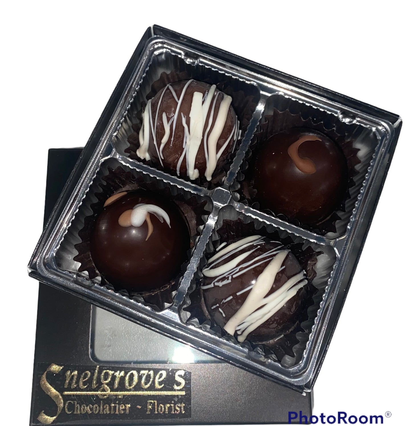 Assorted Dark Chocolate Truffles Boxed