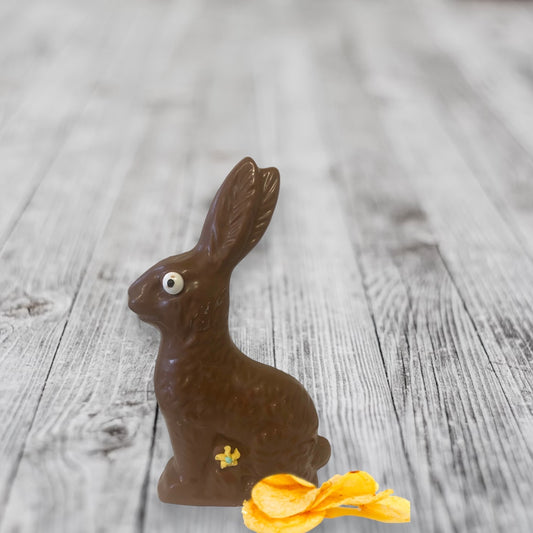 Potato Chip Bunny in Milk Chocolate