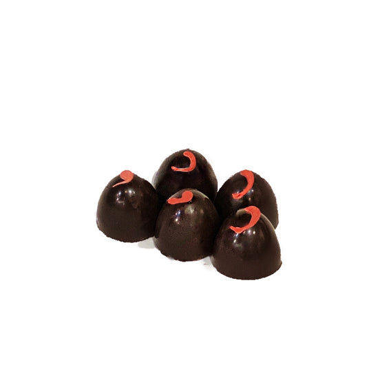 Dark Chocolate Raspberry Truffles