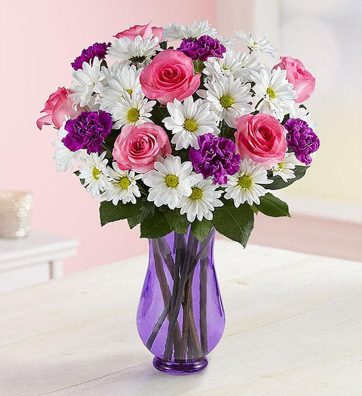 Special Love for Mom - Purple Vase