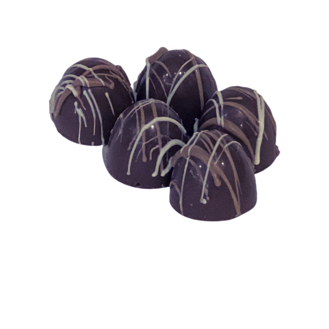 Dark Chocolate Hazelnut Truffles
